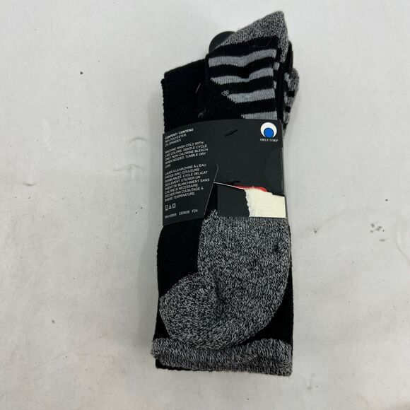 Everyday Essentials Socks Mens 6-12 Crew Arch Support Half Cushioned Mesh 3 Pair - Picture 5 of 9